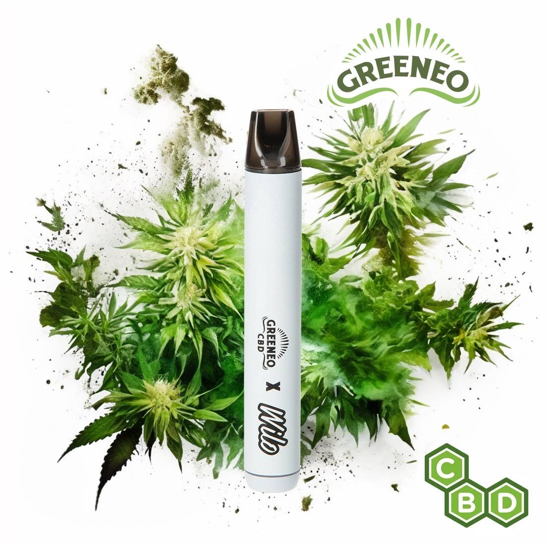 POD CBD RECHARGEABLE GREENEO X WILO WHITE WIDOW