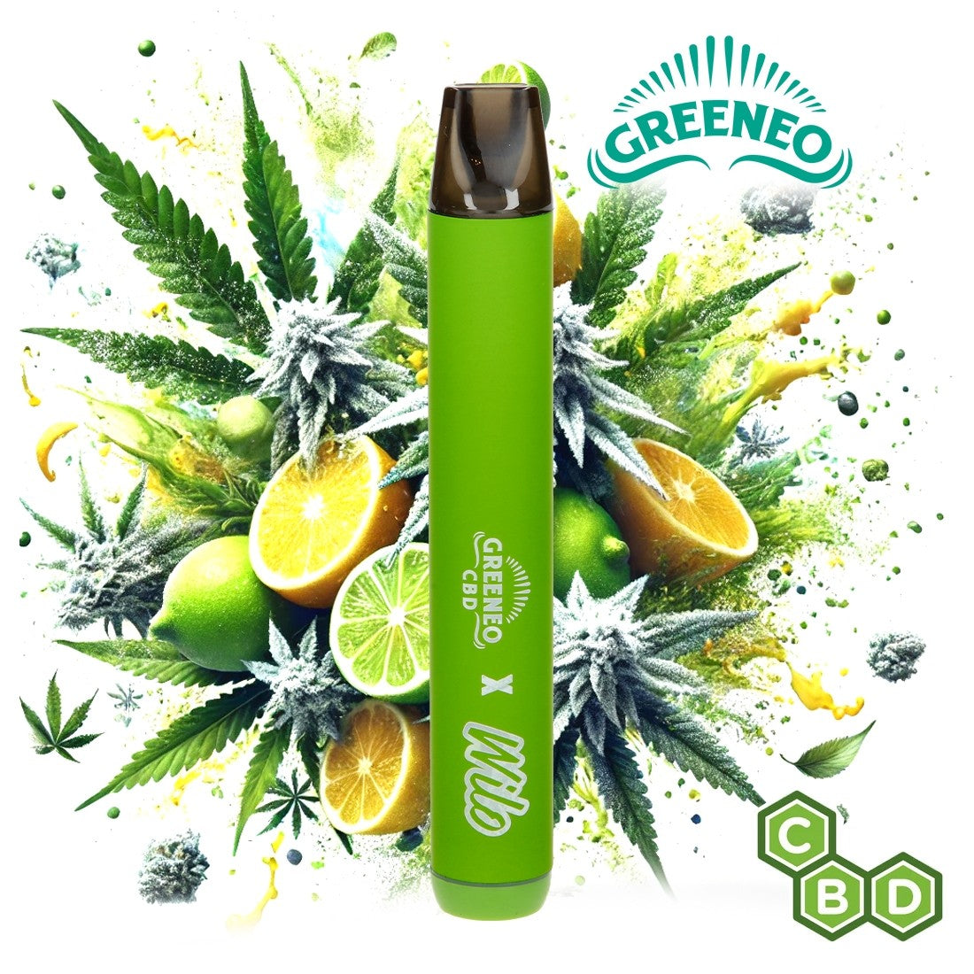 POD CBD RECHARGEABLE GREENEO X WILO PETITE LIMO